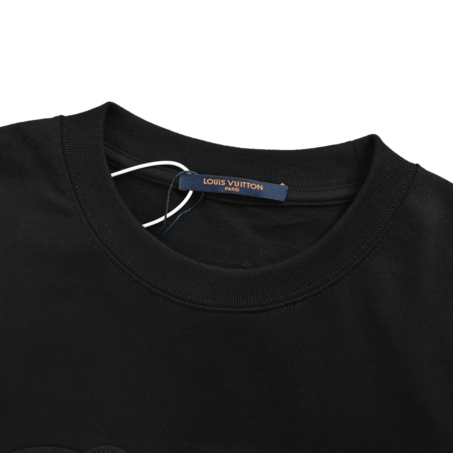 Louis Vuitton/Louis Vuitton Gold sequin letter logo short sleeves